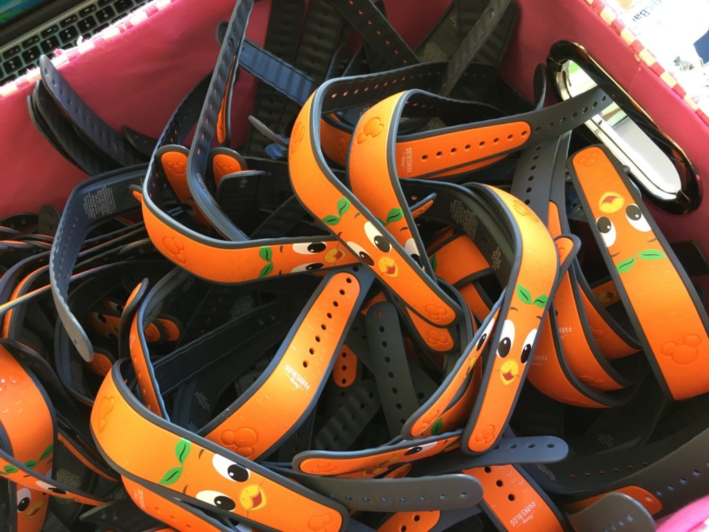 orange magic bands at walt disney world