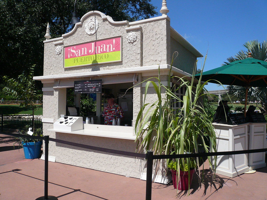 San Juan Puerto Rico Food Booth from 2009 Food & Wine Festival at Disney's Epcot