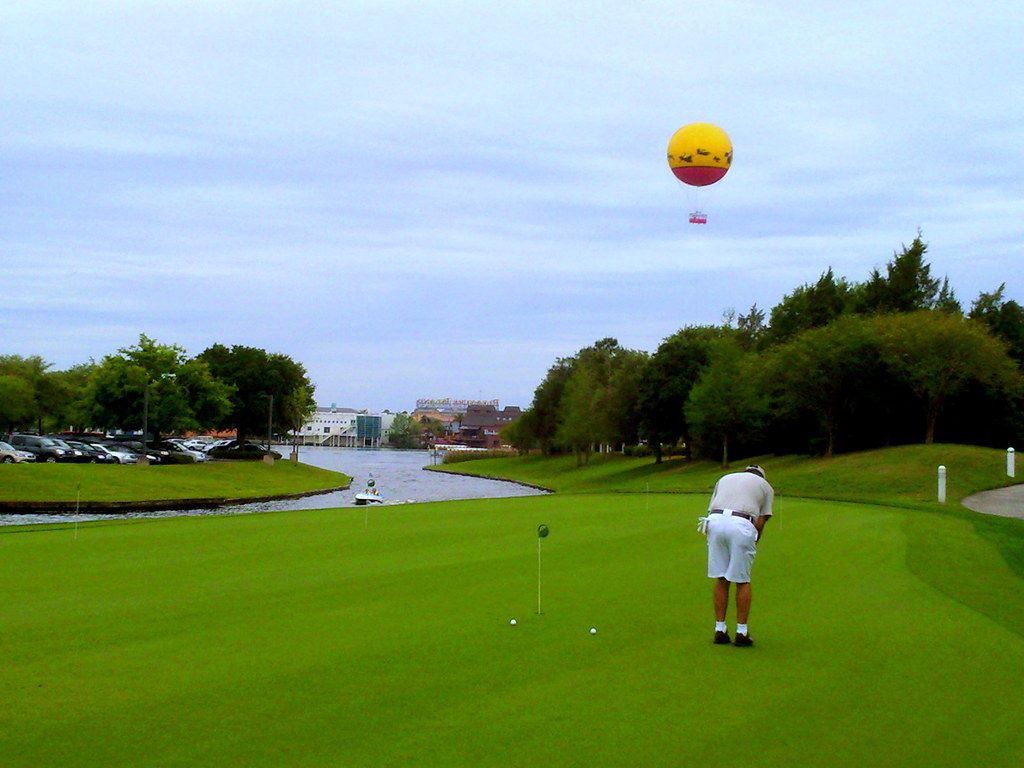 Golfing At A Disney Resort