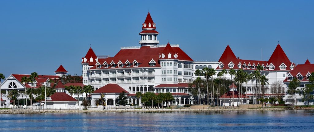 Wide angle of Disney Grand Floridian Resort