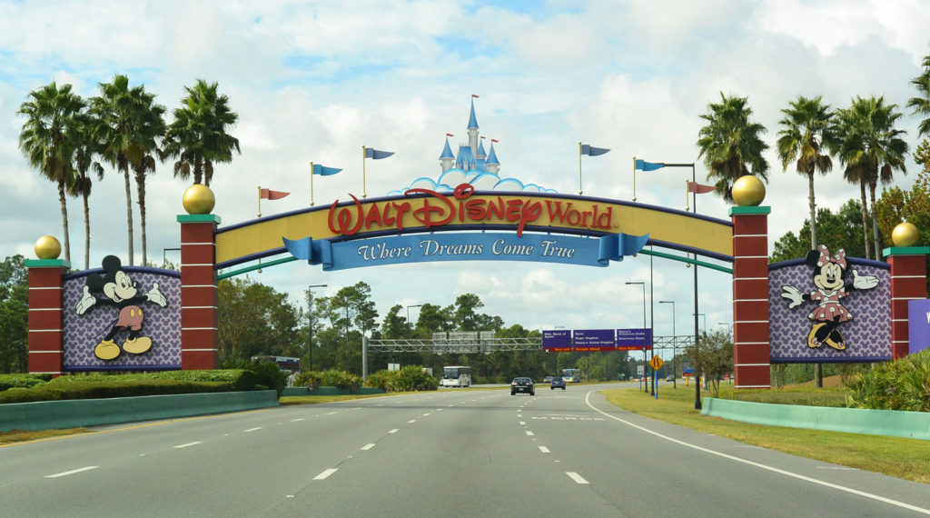 Disney World Resort entrance gate