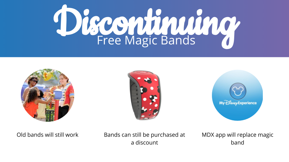 Disney to discontinue free magic bands