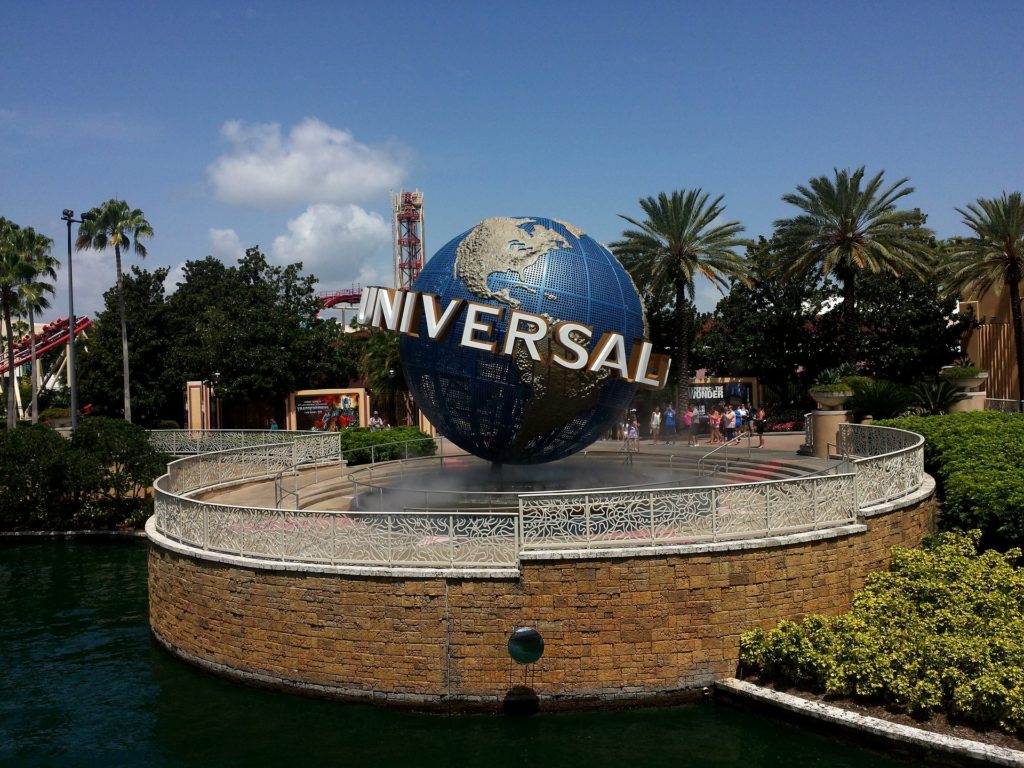 Universal Orlando Globe at Entrance