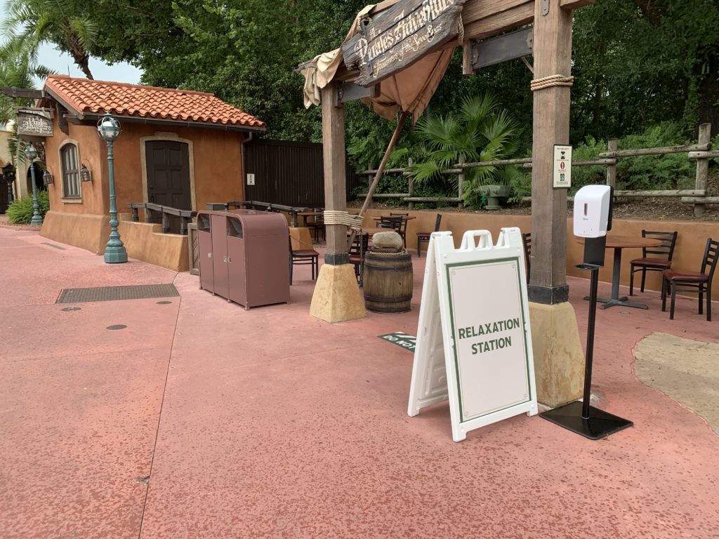 New Relaxation Station at Magic Kingdom Reopening