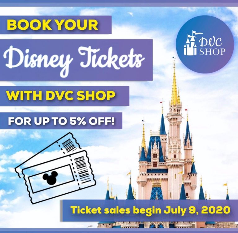 DVC Shop Announces Special Disney Ticket Discount Offer DVC Shop