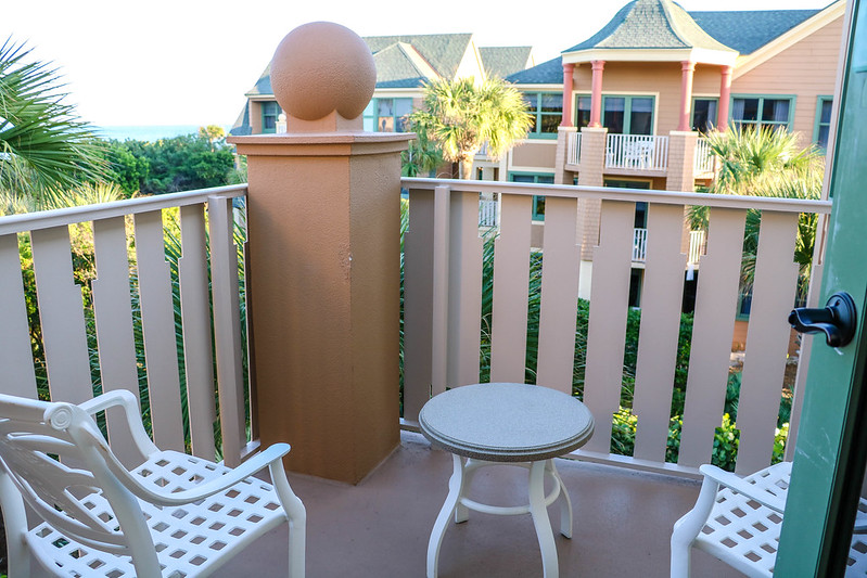 Balcony at Disney DVC Vero Beach Resort