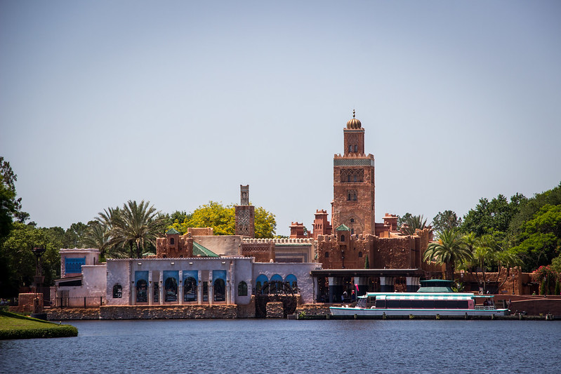 View of Spice Cafe Morocco Epcot Outdoor Dining