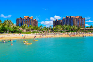 Beachgoers at DVC Aulani Resort