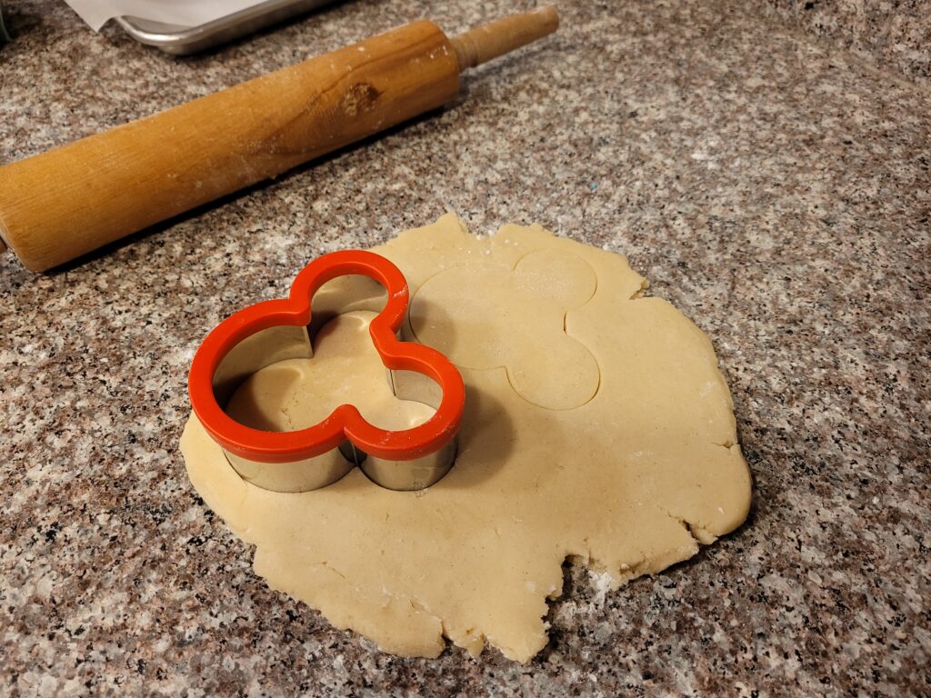 Cut dough into shapes