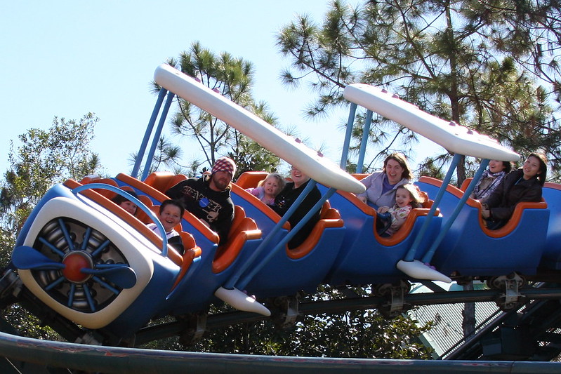 El Barnstormer en la restricción de altura de Magic Kingdom