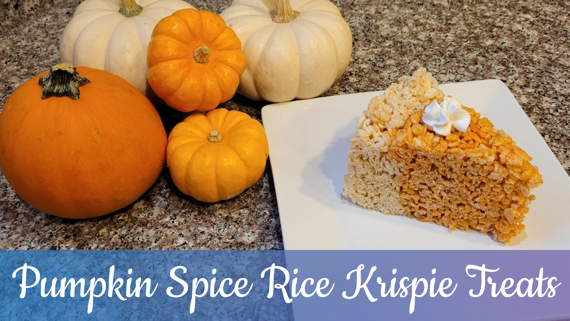 Pumpkin Spice Rice Krispie Treats