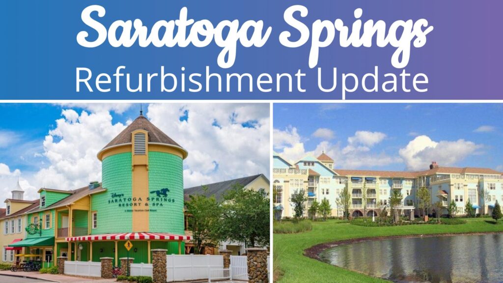 Saratoga Springs Refurbishment Update