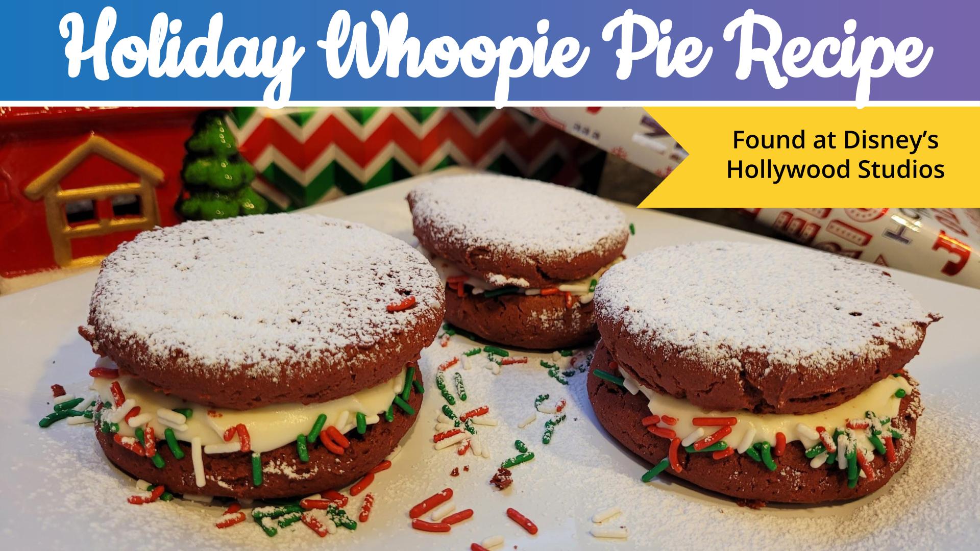Holiday Red Velvet Whoopie Pie Recipe