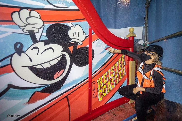 keister slide mickey and friends