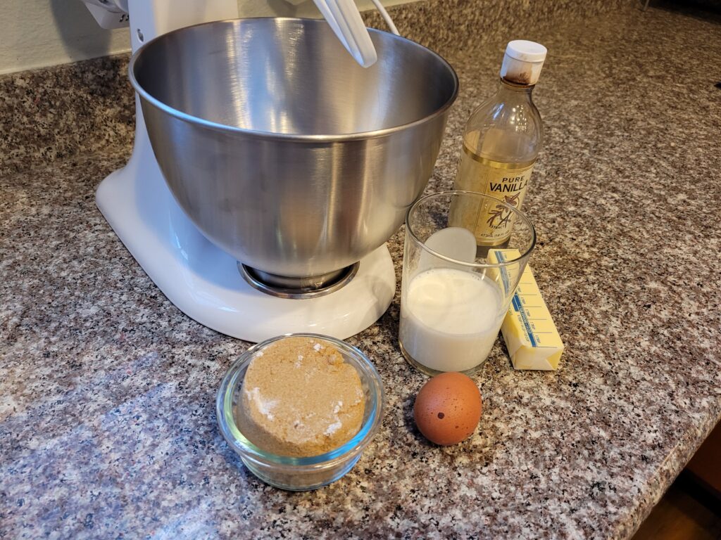 use stand mixer for wet ingredients