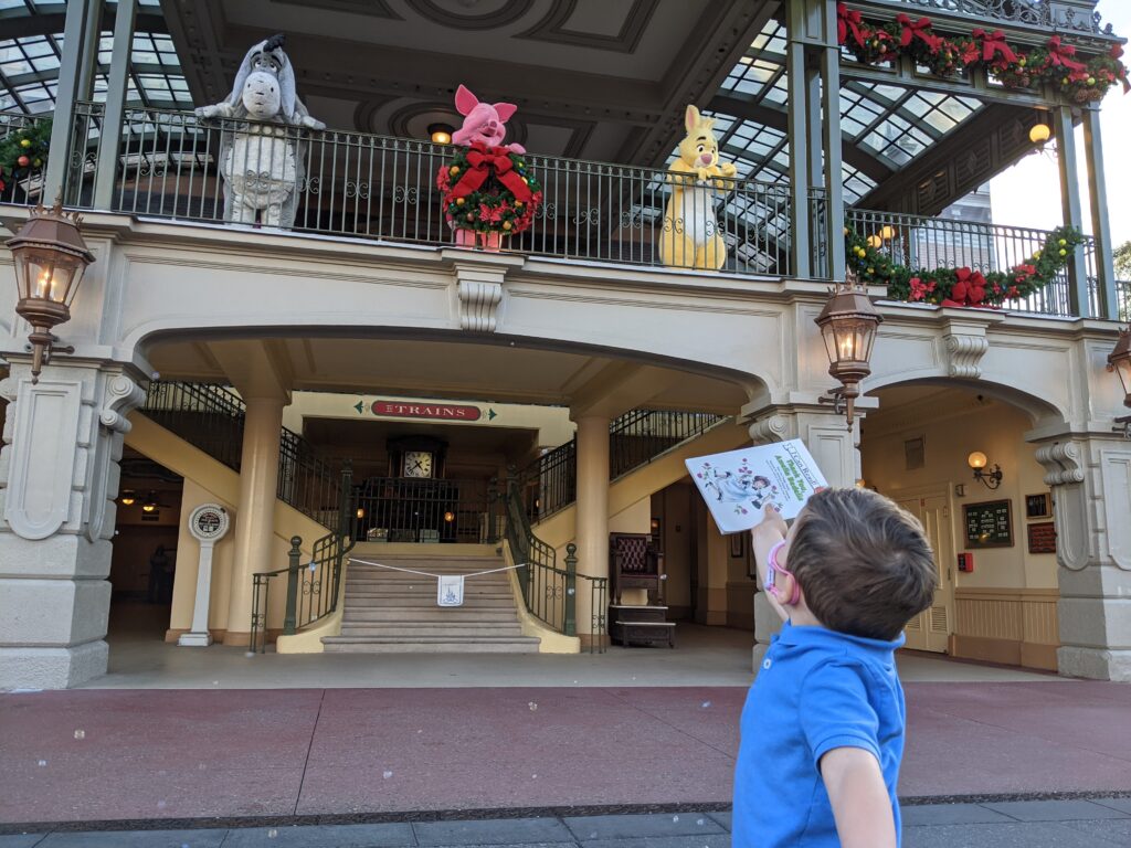 Piglet, Eeyore, Rabbit Characters at Magic Kingdom