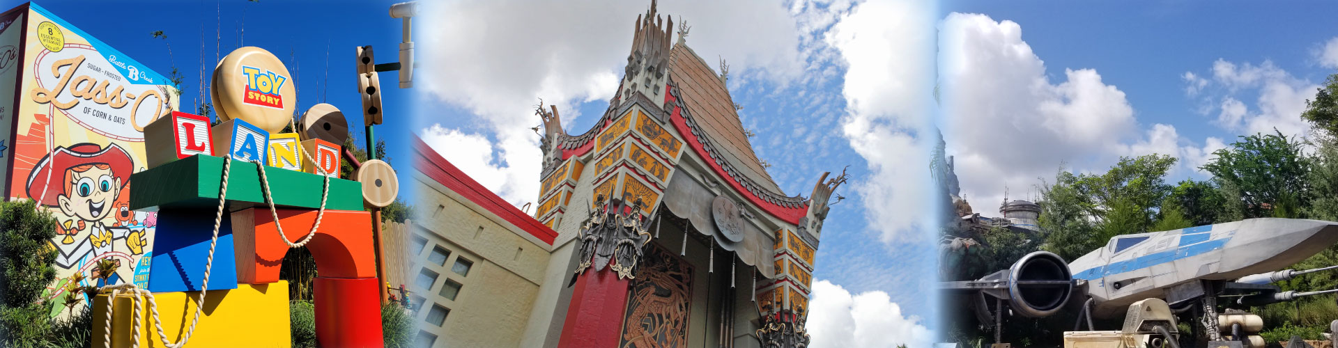 hollywood studios collage