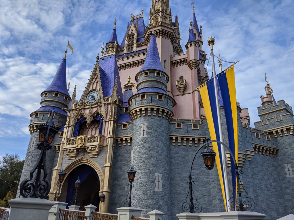 Cinderella's Castle Right-Hand View