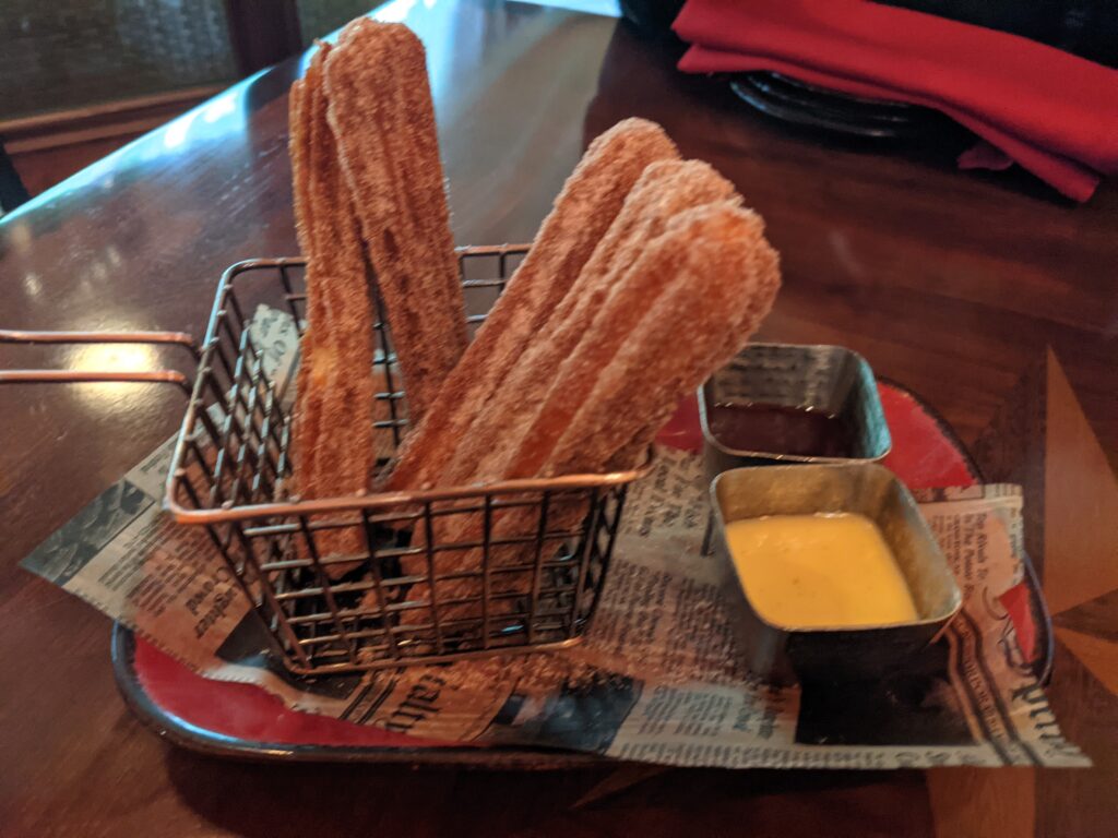 Churros sin gluten - Nomad Lounge