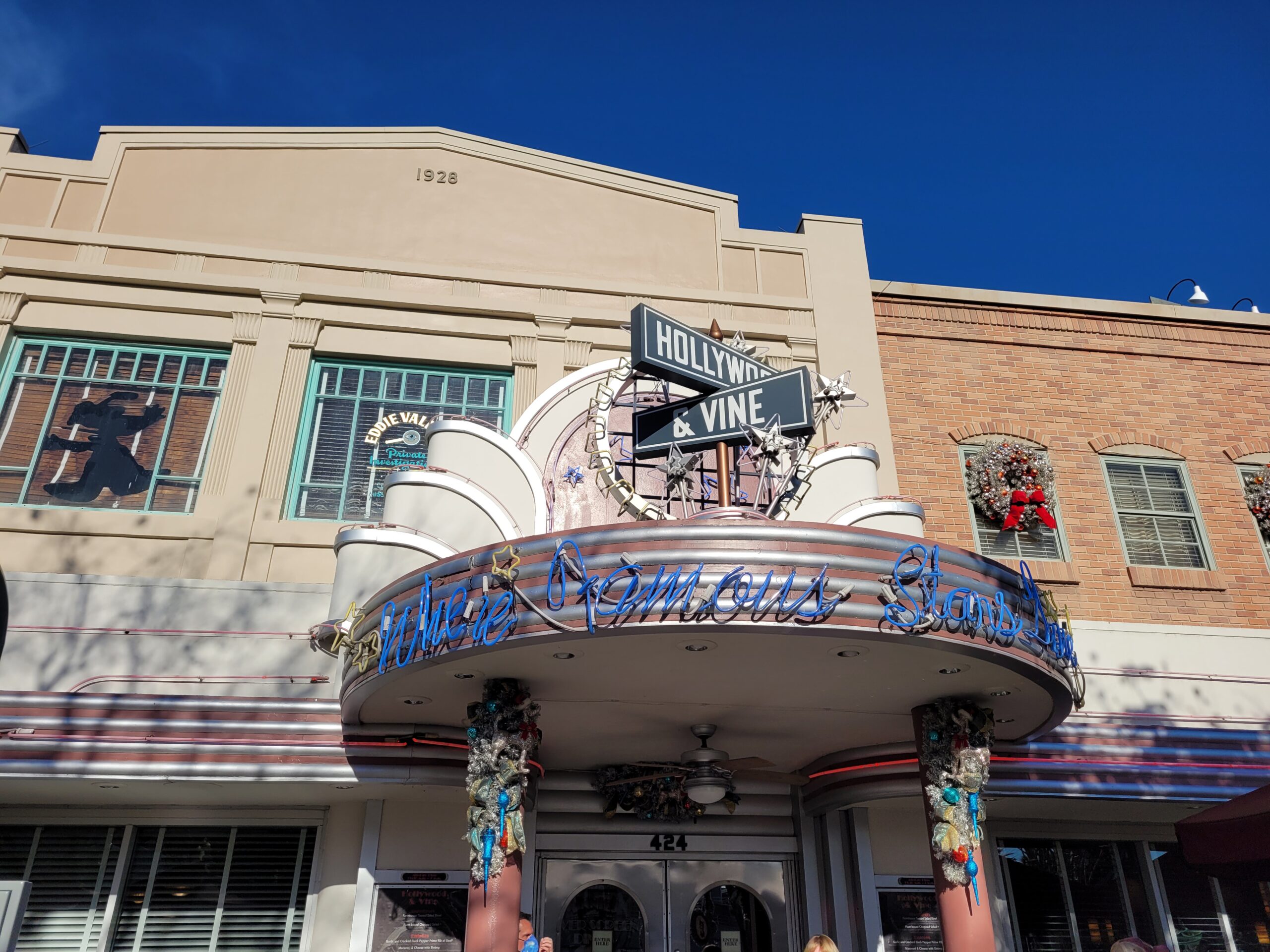 Hollywood & Vine Sign at Hollywood Studios