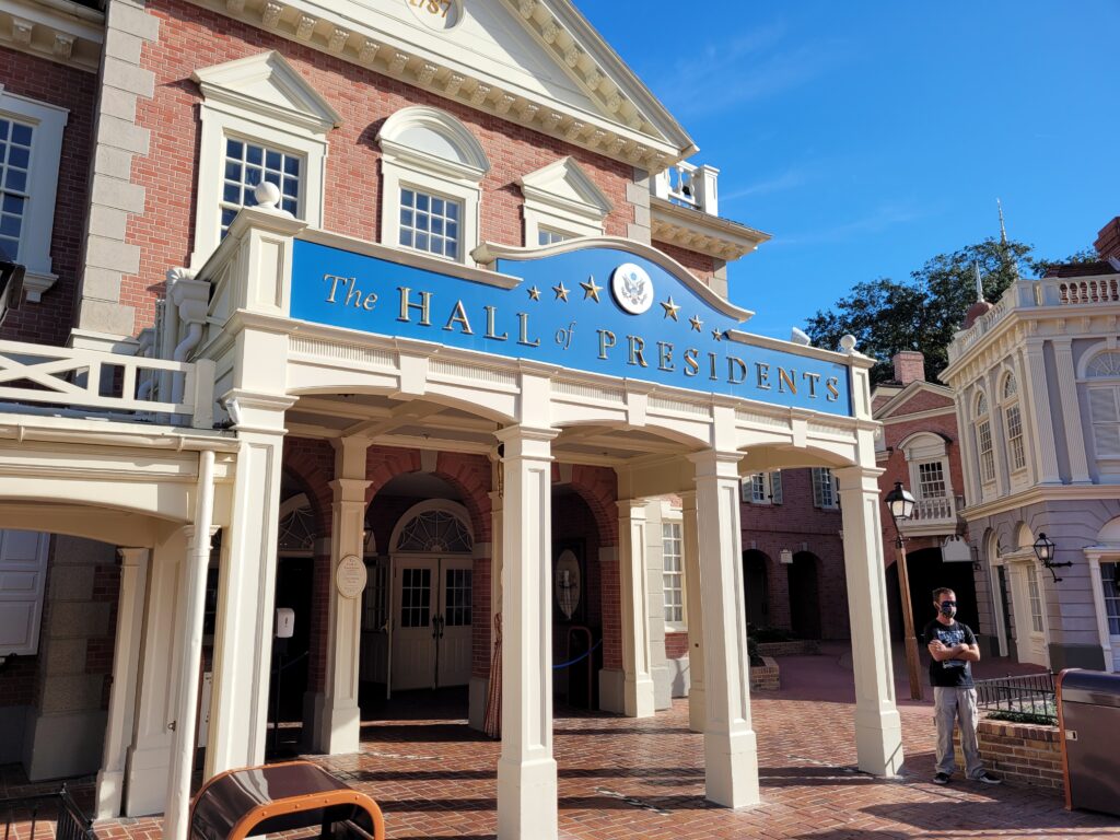Entrance to The Hall of Presidents