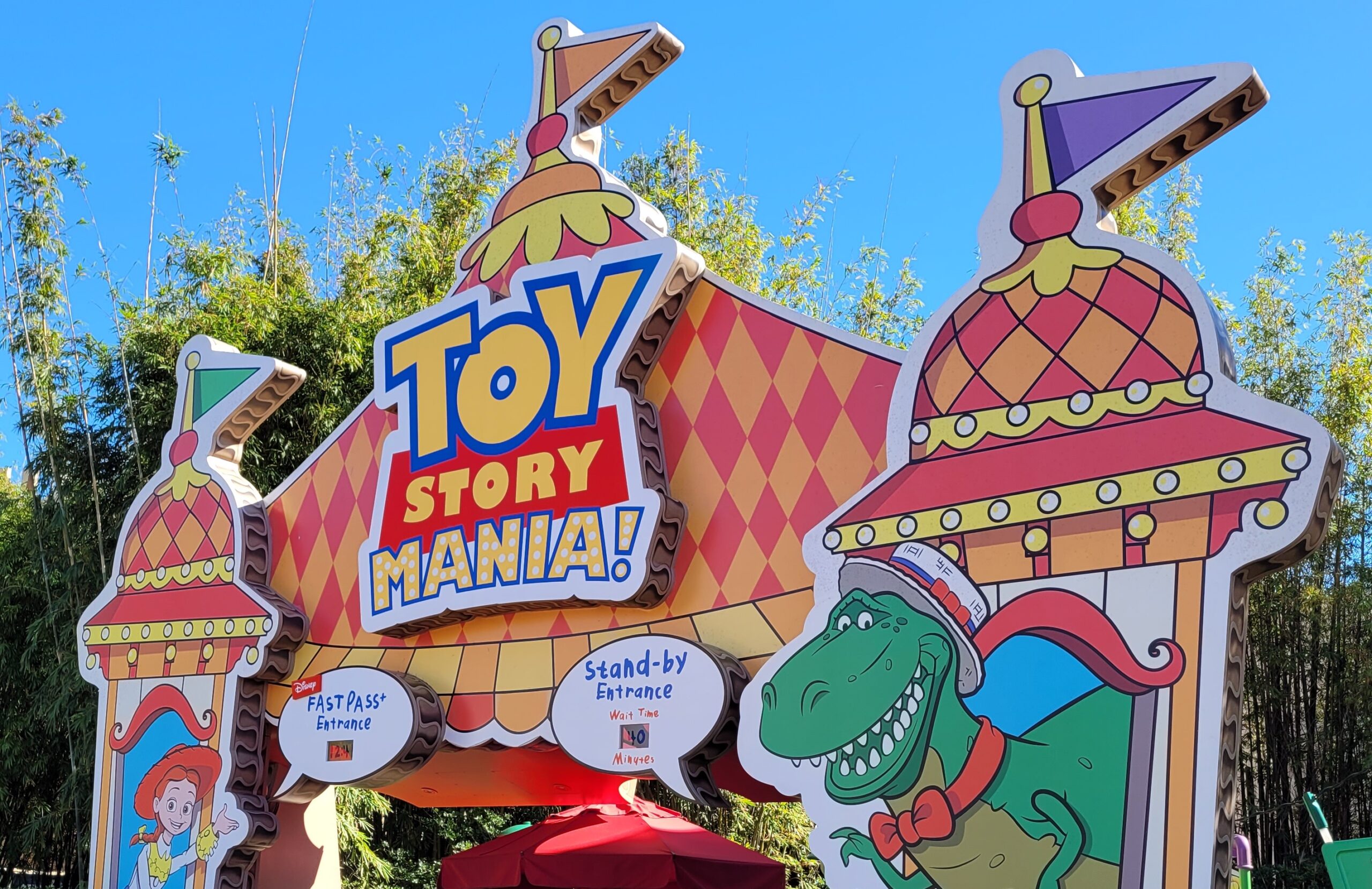 Toy Story Mania! Sign at Hollywood Studios