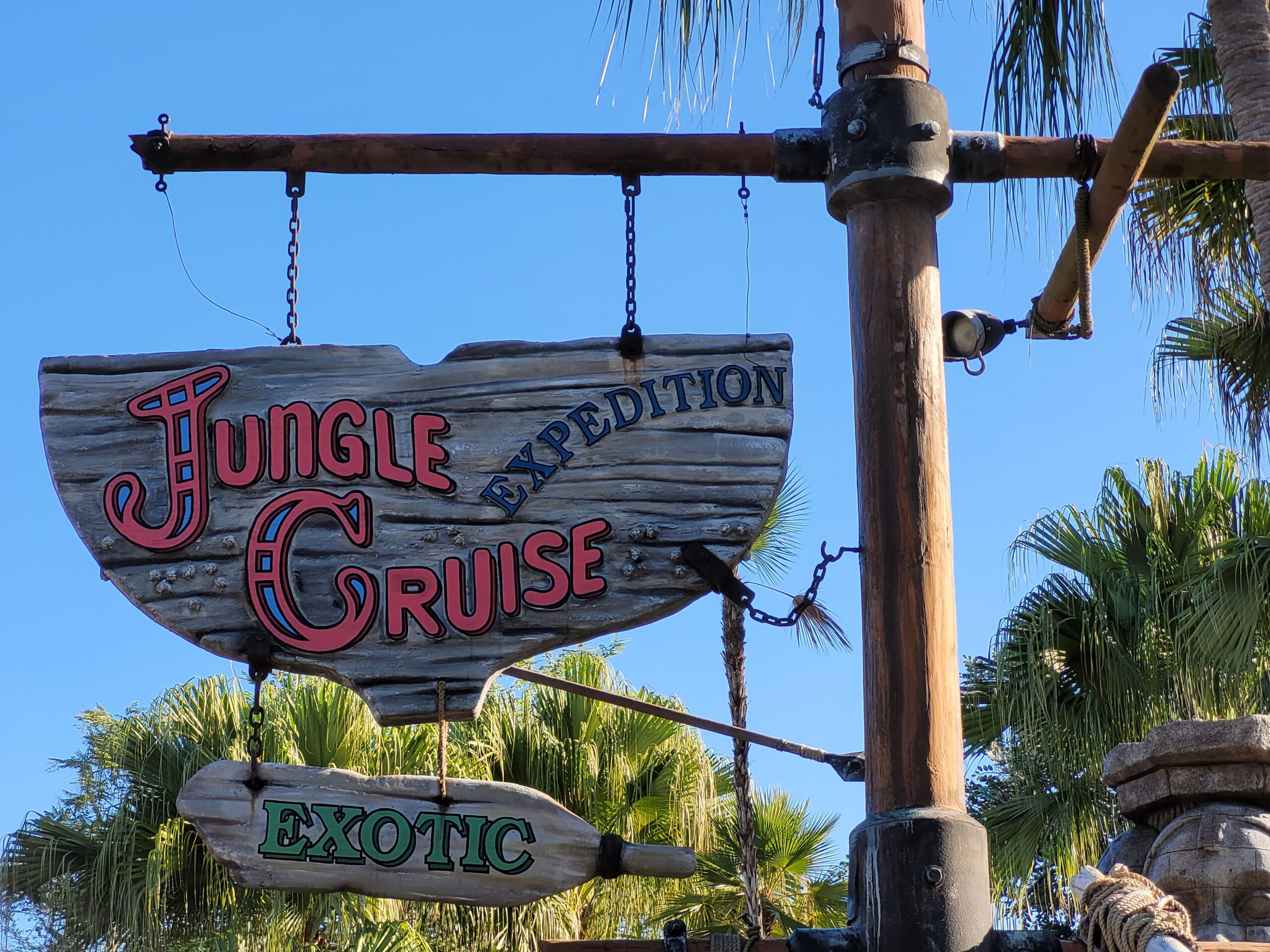 Jungle Cruise Sign