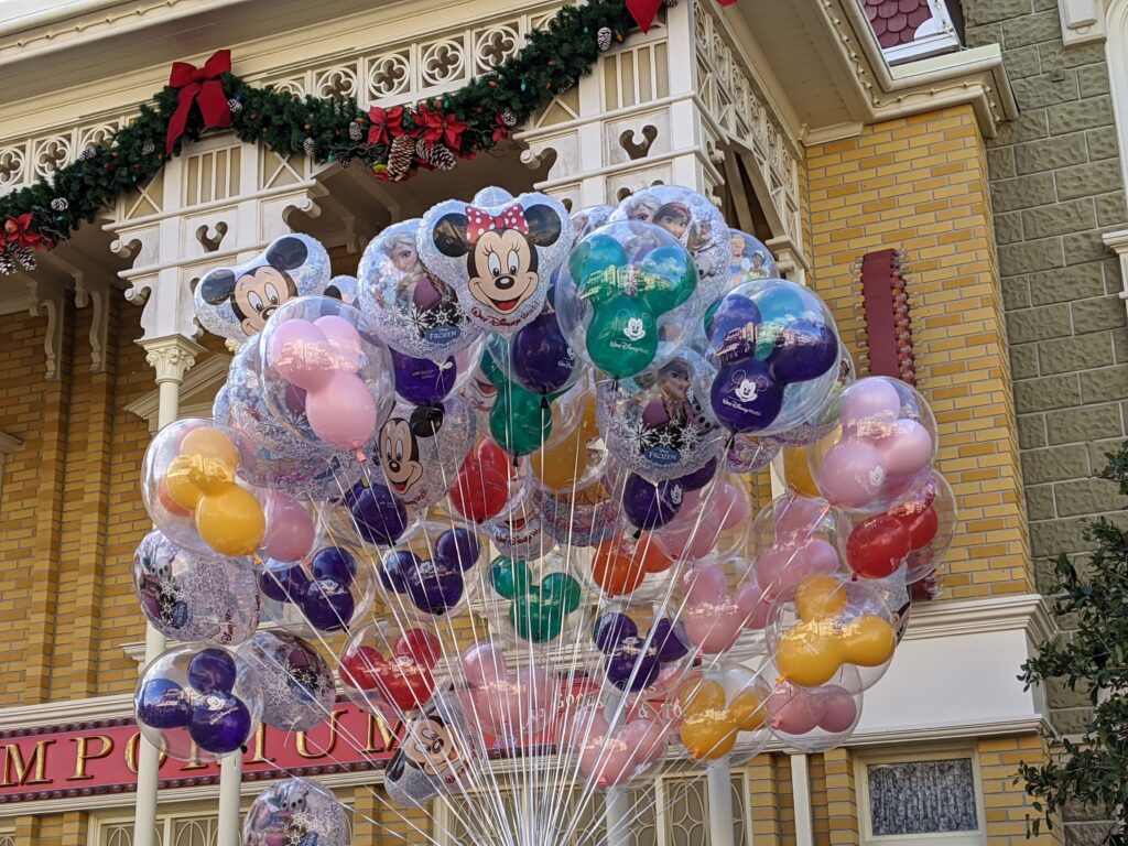 Globos en Magic Kingdom