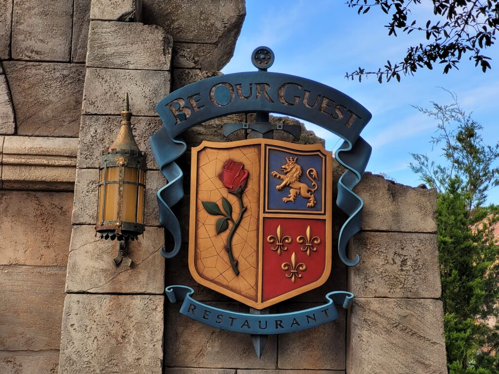 Be Our Guest Restaurant Sign