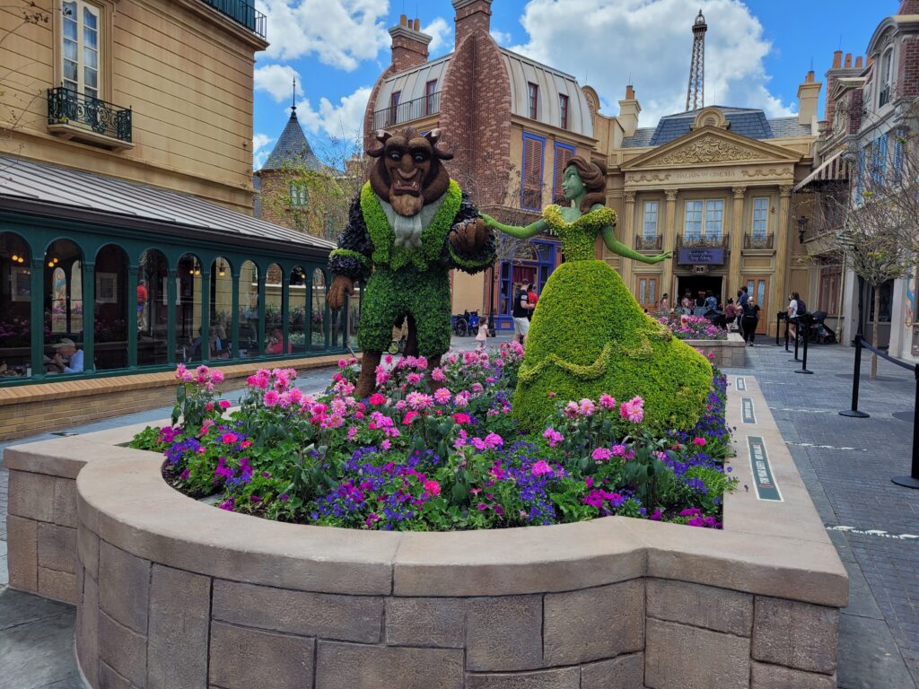 Beauty and The Beast Topiary