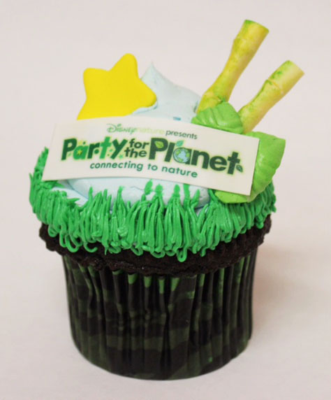 Earth Day Cupcake at Animal Kingdom