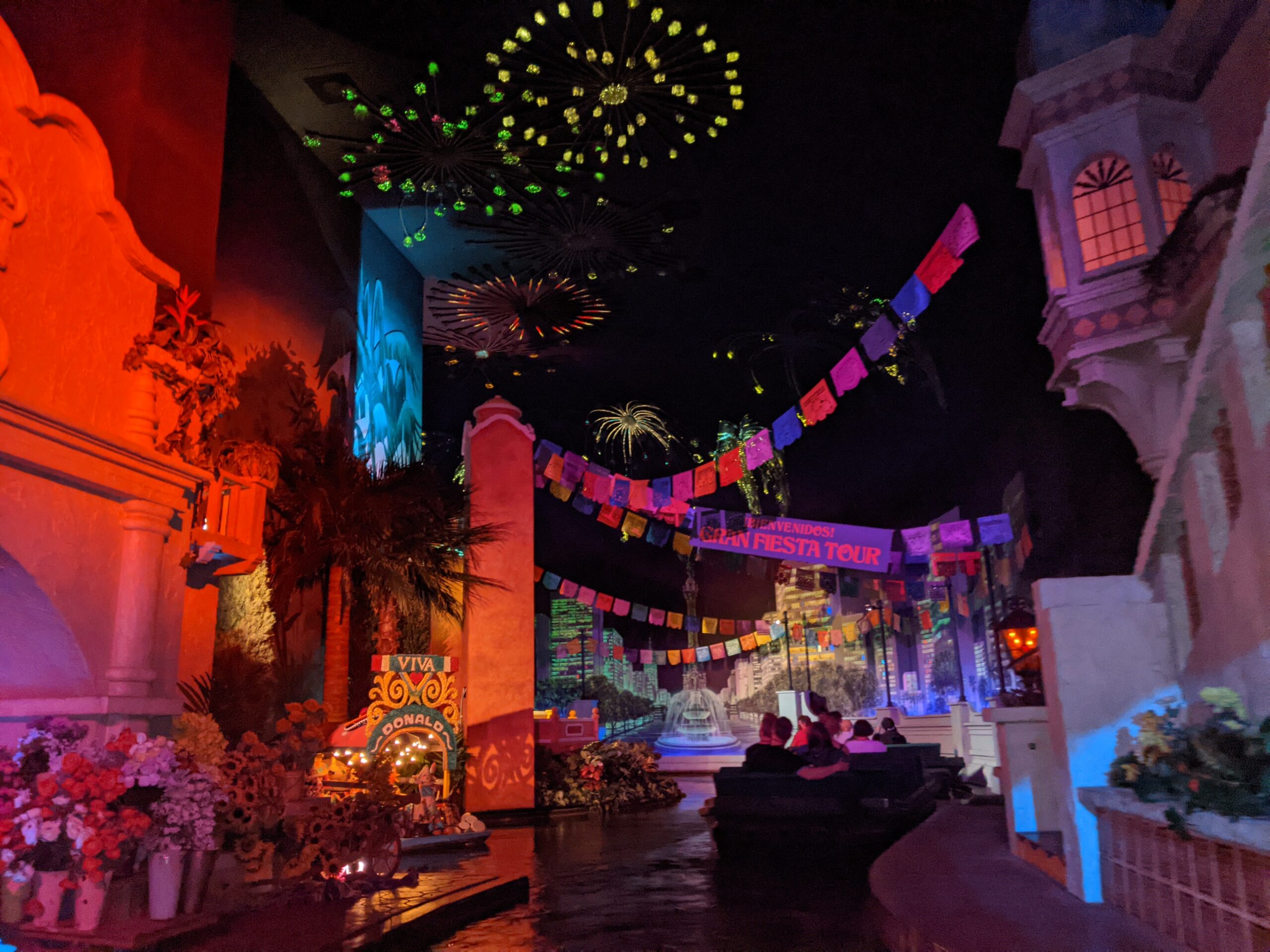 Fireworks At the End of the Gran Fiesta Tour Attraction