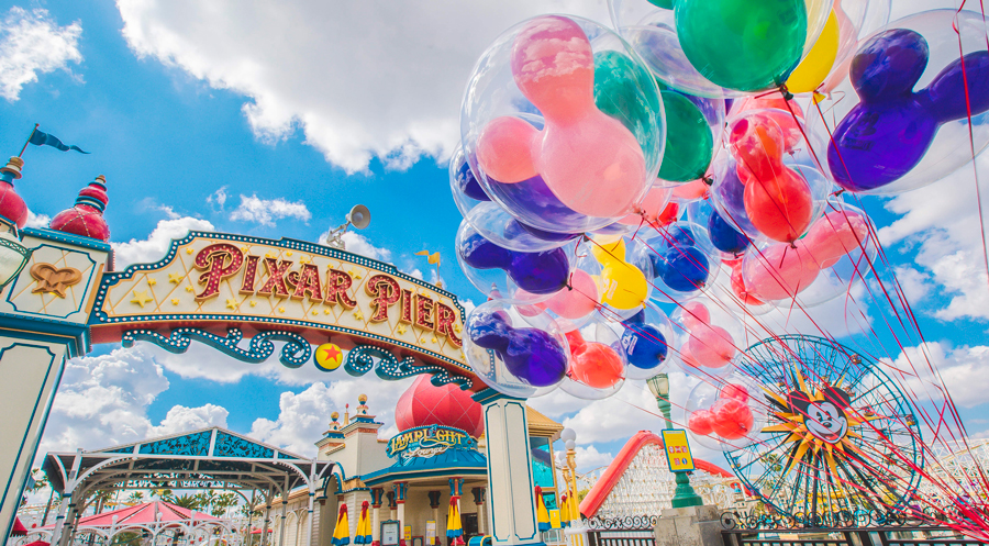 Pixar Pier at Disneyland