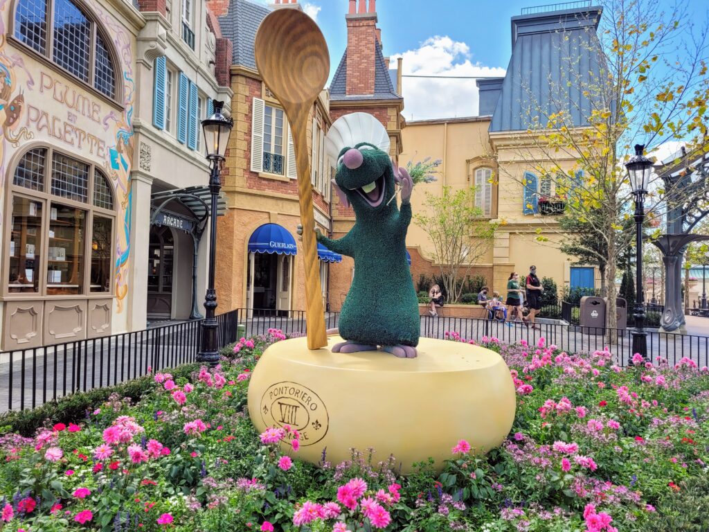 Topiario de Ratatouille de Flower & Garden Festival 2021