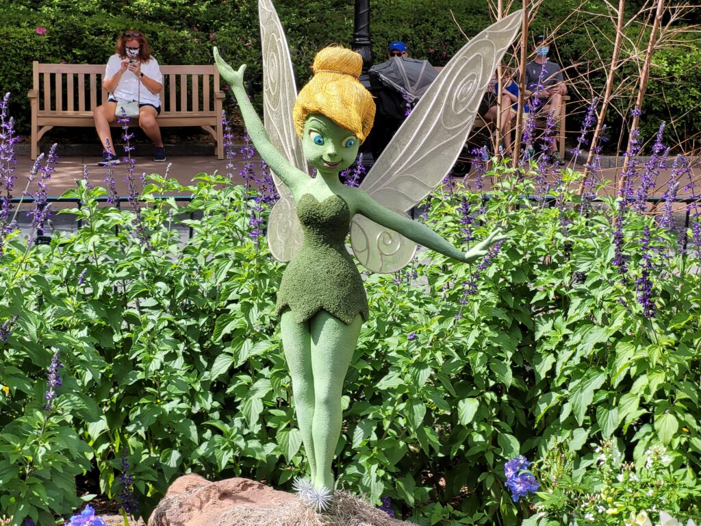 Tinker Bell And Fairy Houses Topiary