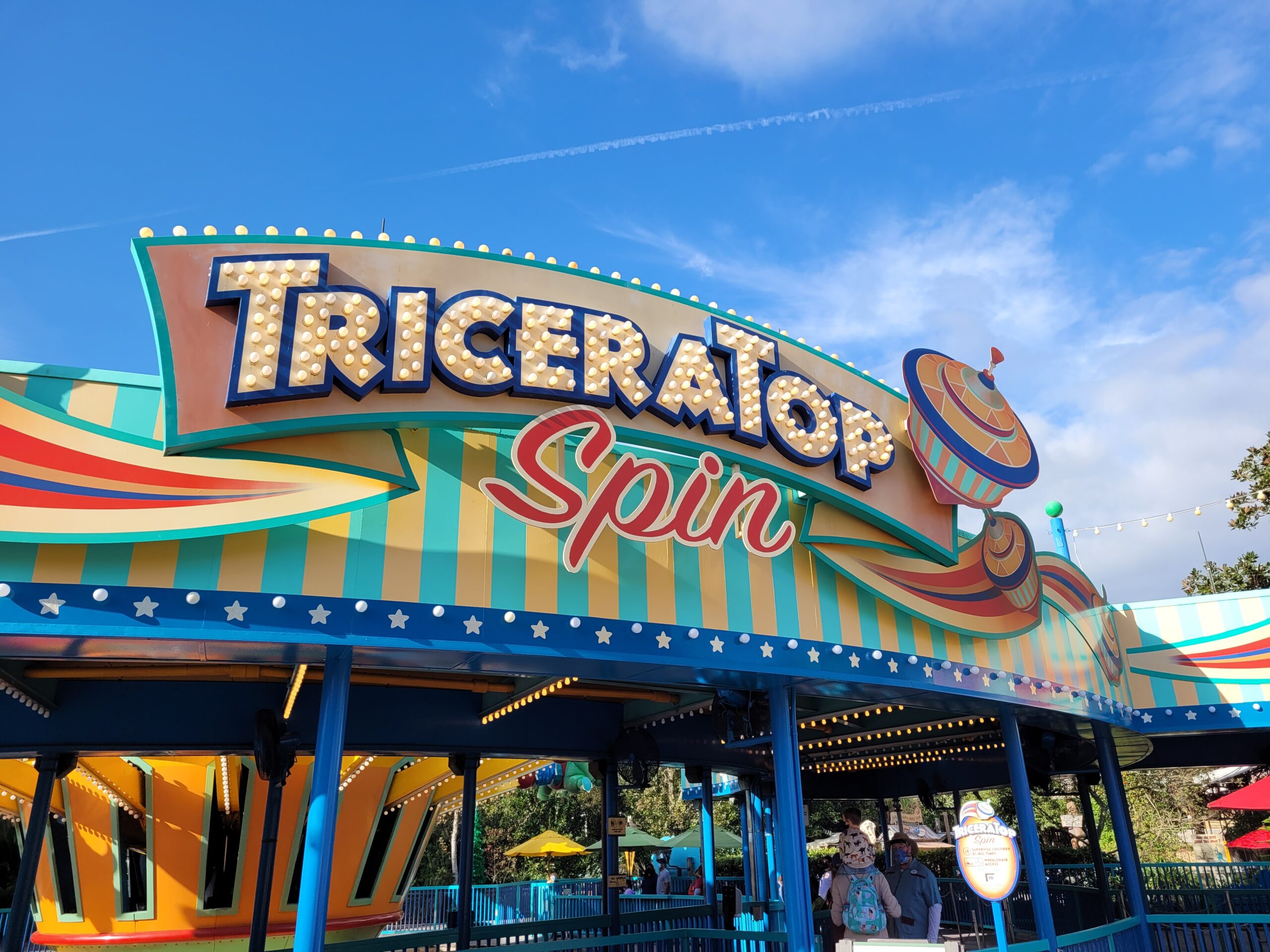 TriceraTop Spin Sign