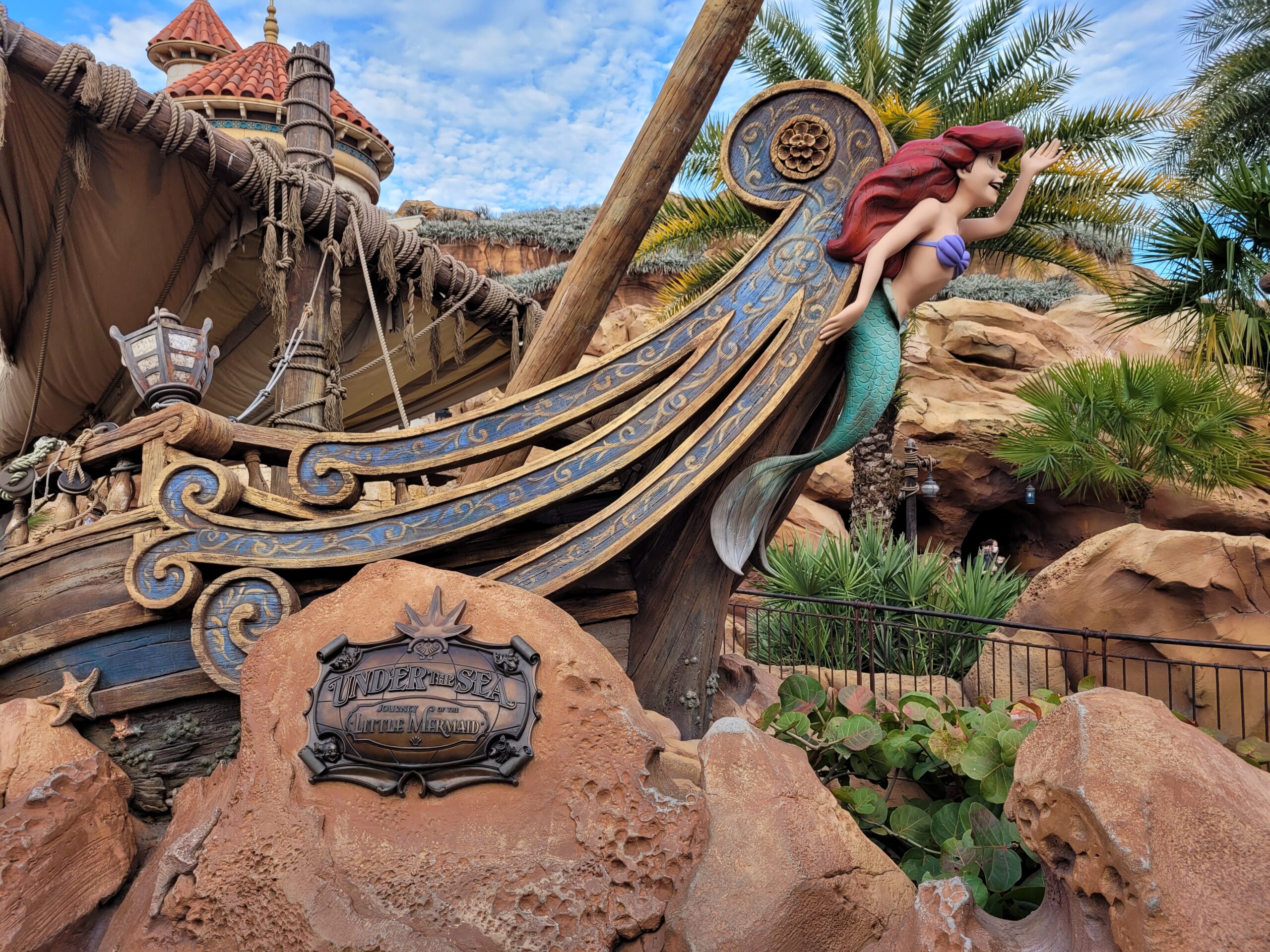 Under The Sea - Journey of the Little Mermaid Attraction at Magic Kingdom