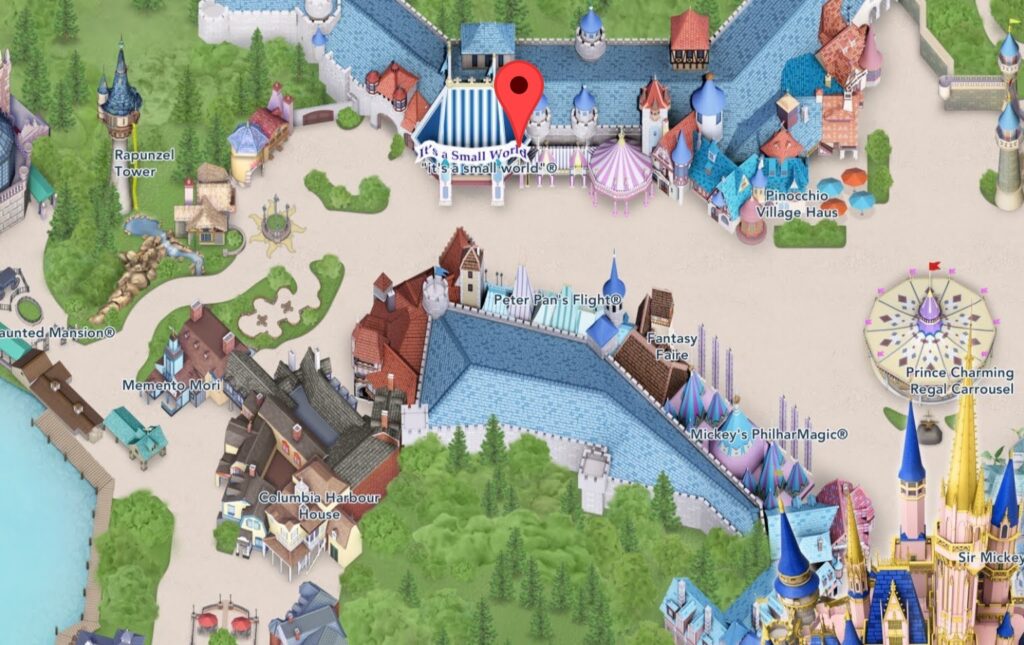 Where to Find it's a small world at Magic Kingdom