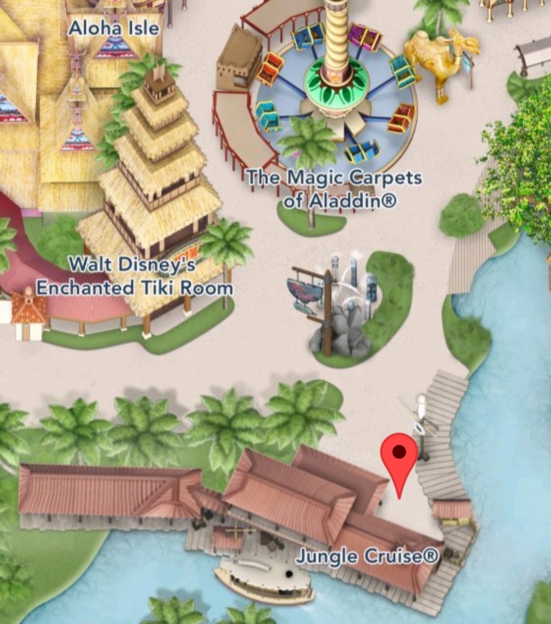 jungle cruise magic kingdom map