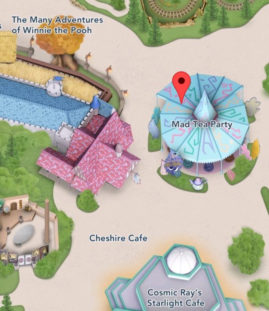 Where to Find Mad Tea Part In Magic Kingdom