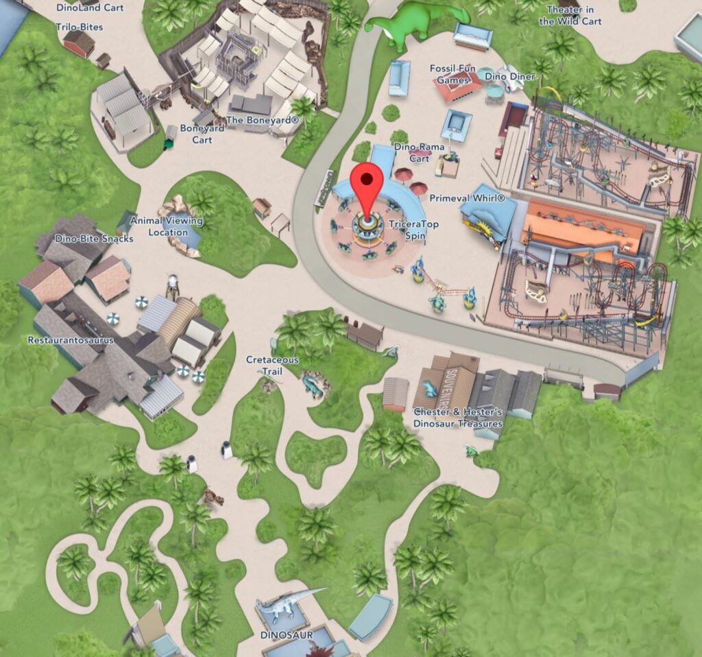 Where to Find TriceraTop Spin in Animal Kingdom