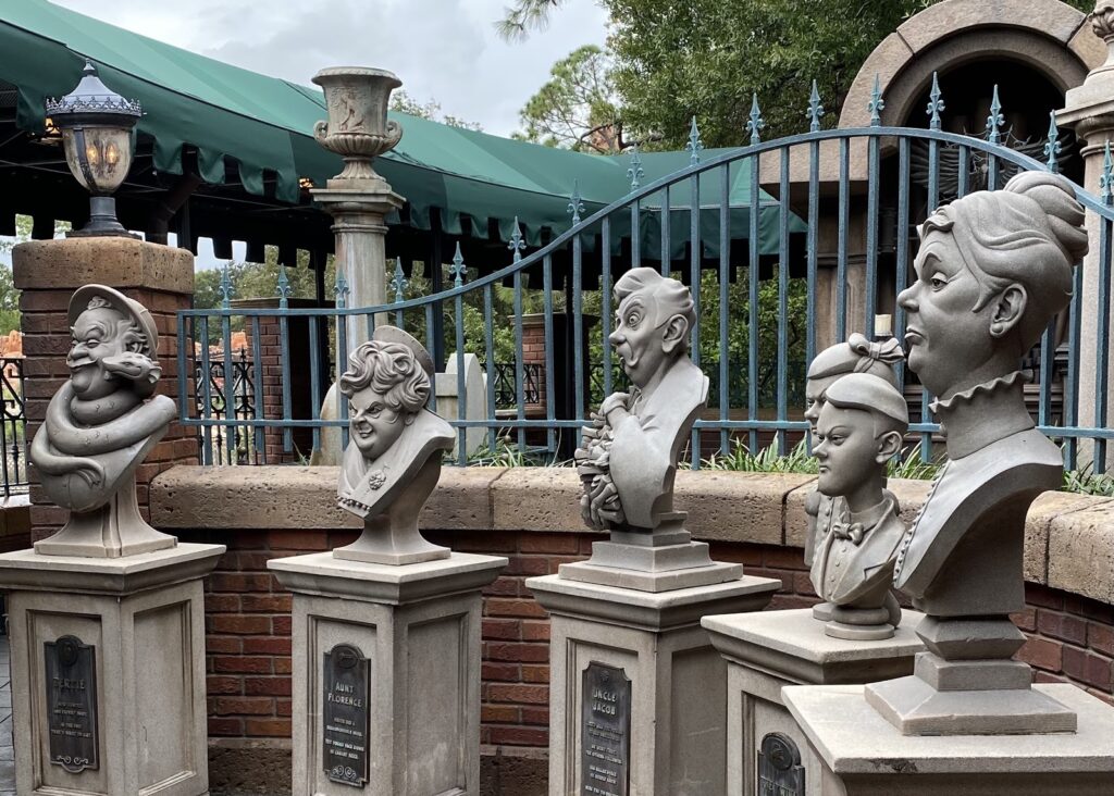 Haunted Mansion Busts