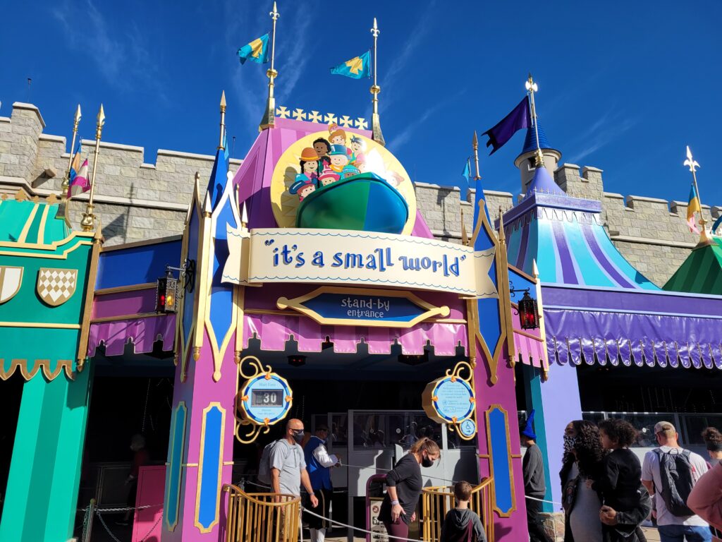 it's a small world Sign at Magic Kingdom