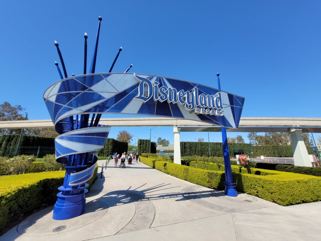 Disneyland Sign Wide Shot