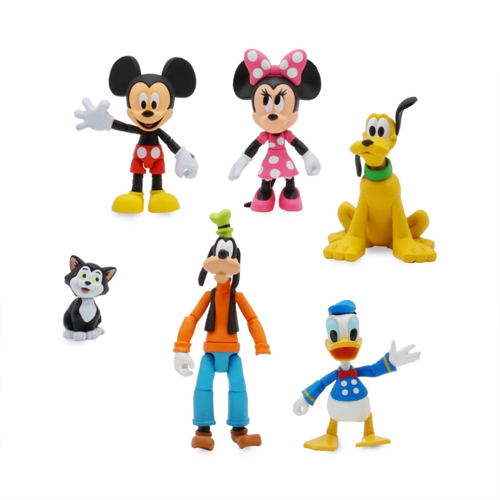 Set de regalo de figuras de acción de Mickey Mouse y sus amigos