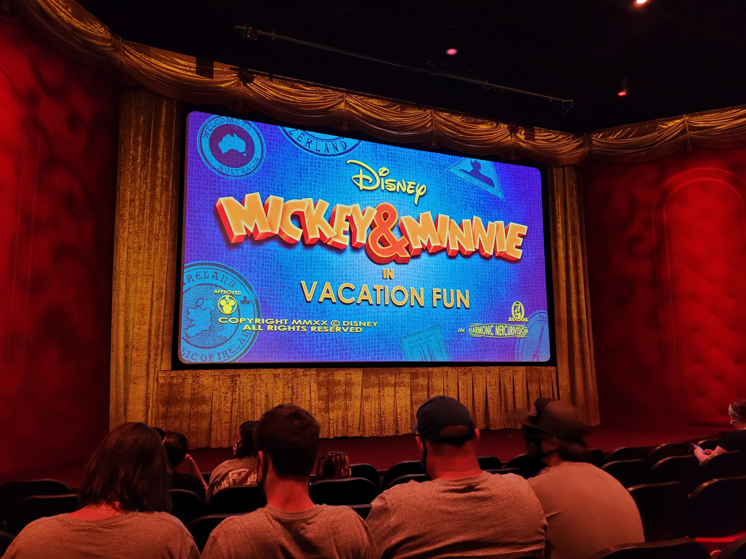 Vacation Fun Movie Screen