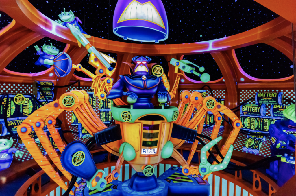 at disney world at magic kingdom buzz lightyear ride cheats