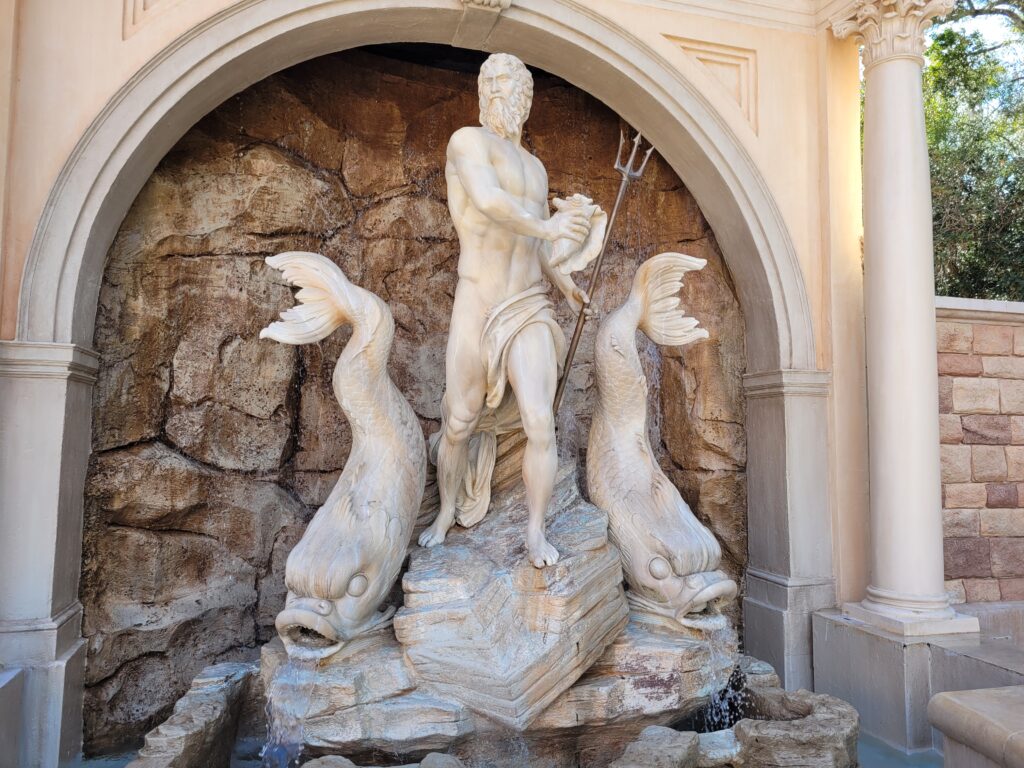 Fontana Di Neptune en el Pabellón de Italia en Epcot