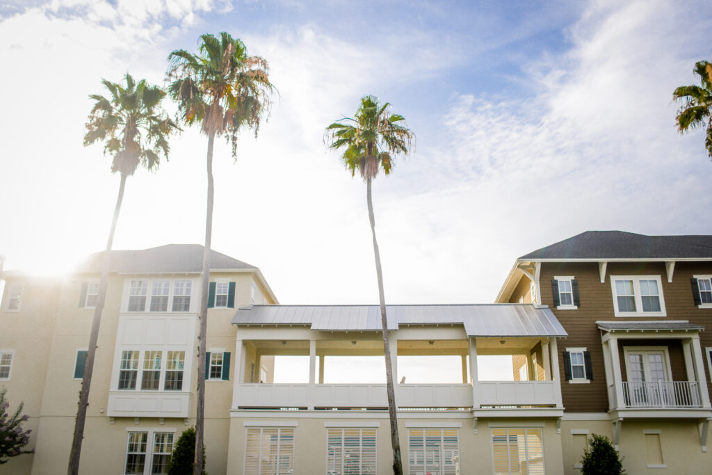 New townhomes in Celebration, Florida.