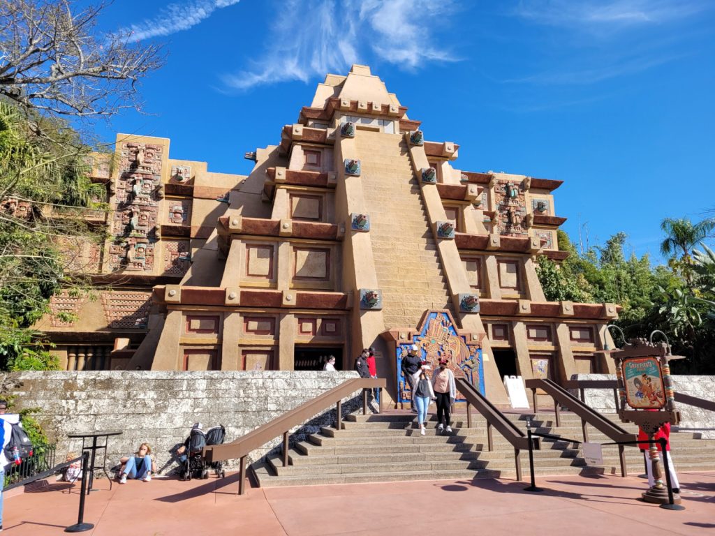 Pyramid in Mexico Pavilion at Epcot